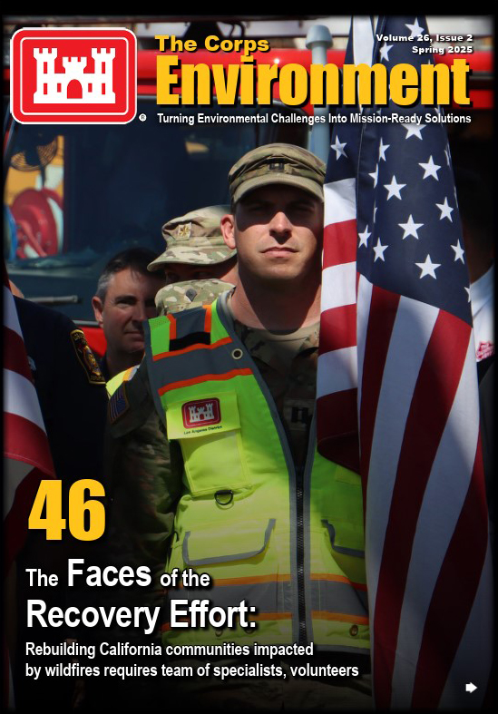 Cover of the Spring 2025 issue of The Corps Environment